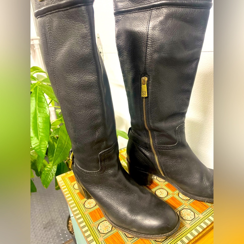 Coach Black Over the Knee Boots